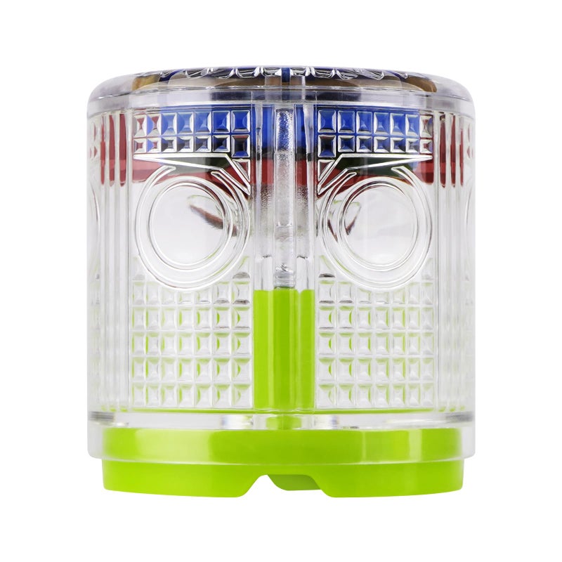 Aolyty Solar Strobe Warning Light Strong Magnetic Base Flashing Super Bright 360 Degree Automatically Turn On Waterproof for Construction Traffic Factory (White) - Image 1